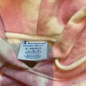 Champion Tops Champion Reverse Weave From Urban Outfitters Pink Tie Dye Sweatshirt Hoodie Poshmark